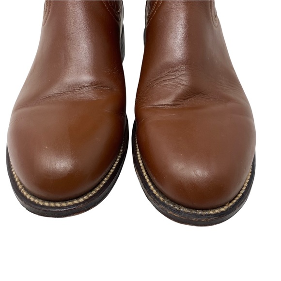 Pecos Bill brown leather Roper cowboy western boots - Picture 5 of 8